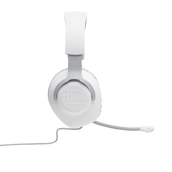 JBL Quantum 100 - White - Wired over-ear gaming headset with flip-up mic - Detailshot 6 image number null